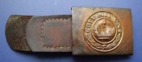 Prussian &quot;M95&quot; Buckle