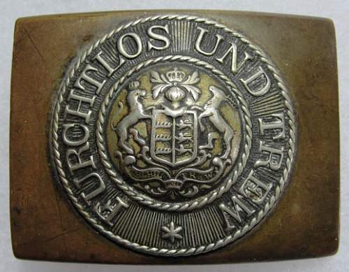 &quot;Furtchlos Und Trew&quot; Buckle