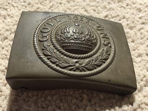 M1915 prussian em/nco's belt buckle