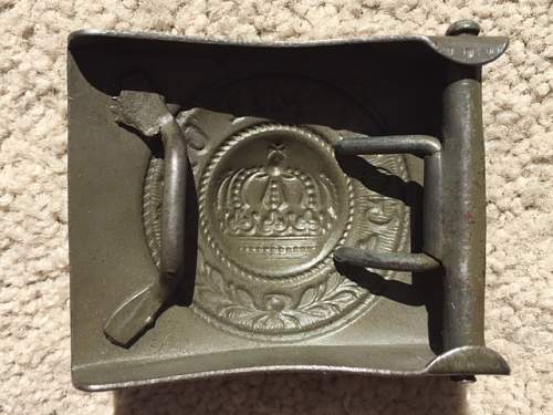 M1915 prussian em/nco's belt buckle