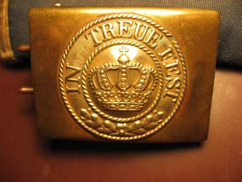 Imperial German/Bavarian Enlisted &quot;In Treue Fest&quot; Buckle
