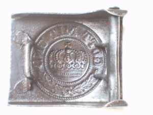 WW1 buckle... did I make a mistake?