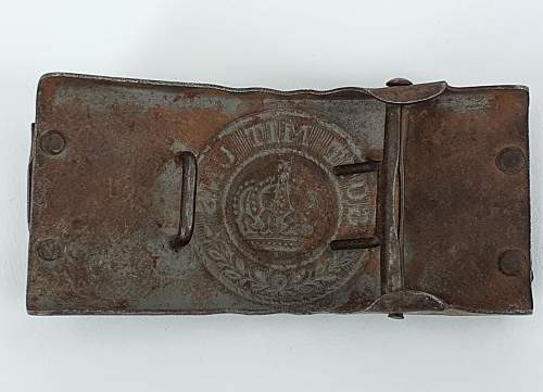 Looking for info ( ID) on a WW1 German belt buckle