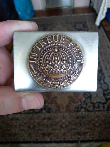 WWI Bavarian Belt Buckles ?