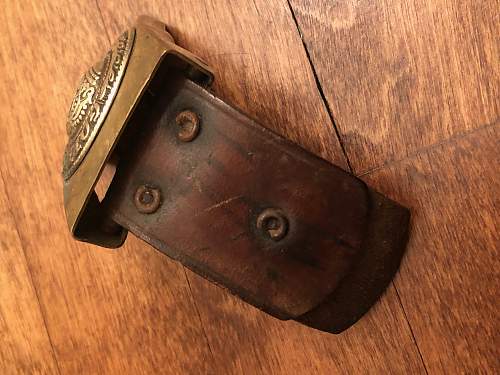 WW1 German Buckle - ID help