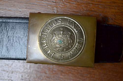 Imperial Wurttemberg belt and buckle