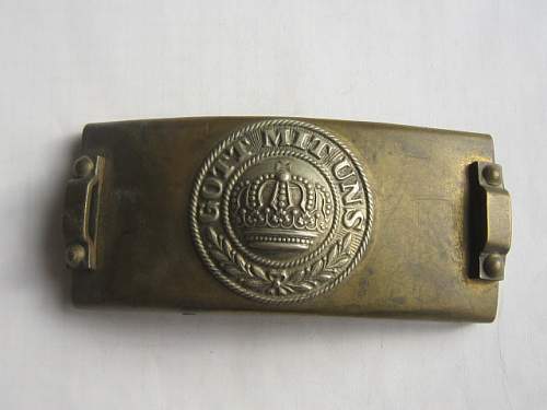 WW1 Brass Telegraph buckle