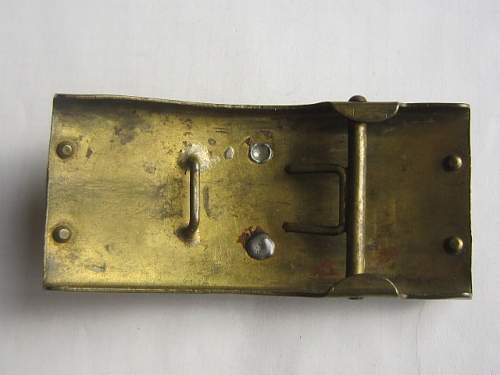 WW1 Brass Telegraph buckle