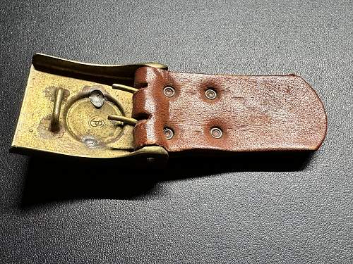 rare very early ww1 prussian buckle