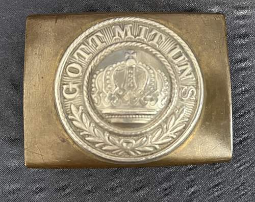 Imperial German Buckle Check