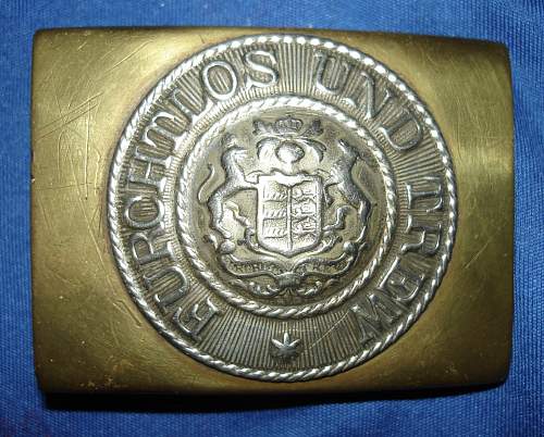 Imperial Prussian belt and buckle set