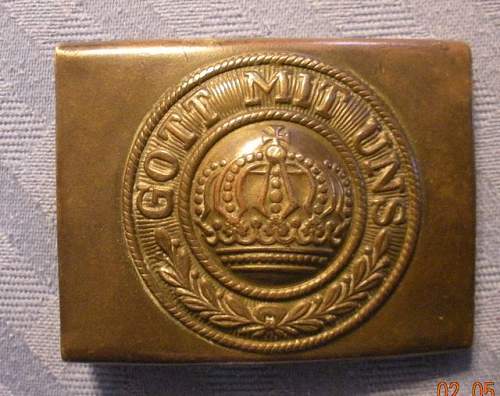 Prussian EM buckles - are these period?