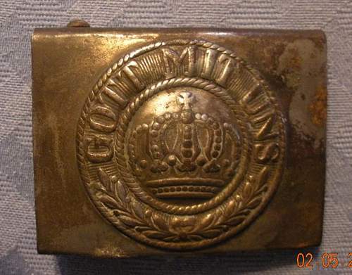 Prussian EM buckles - are these period?