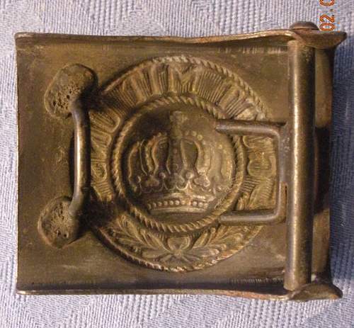 Prussian EM buckles - are these period?