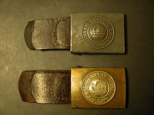 Imperial German Buckles.