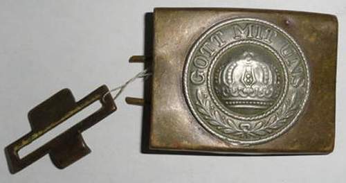 Imperial German Buckles.