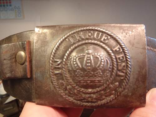 Bavarian Belt buckle and tab