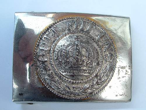 Imperial German Buckles.