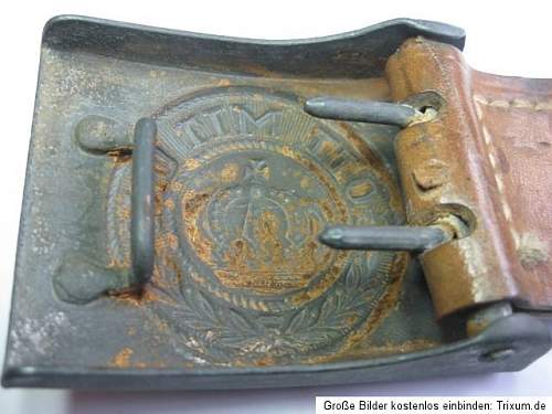 Imperial German Buckles.