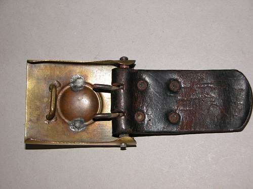 Imperial Buckle w/dated tab