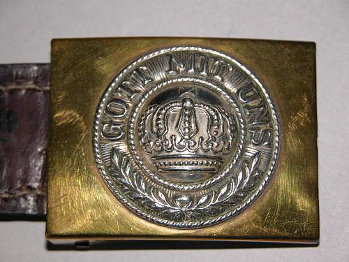 Imperial Buckle w/dated tab