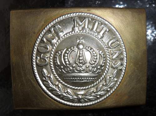 WW1 Imperial German enlisted mans belt and buckle