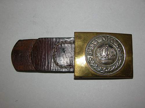 Imperial German Buckles.