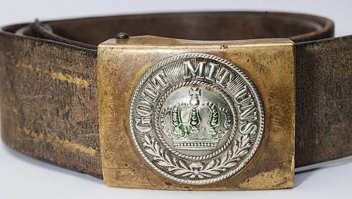 Imperial German Buckles.