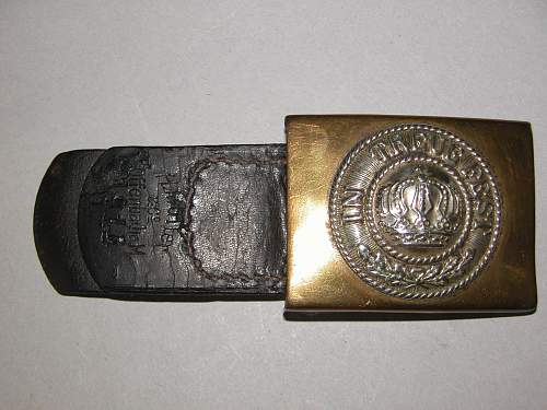 Imperial German Buckles.