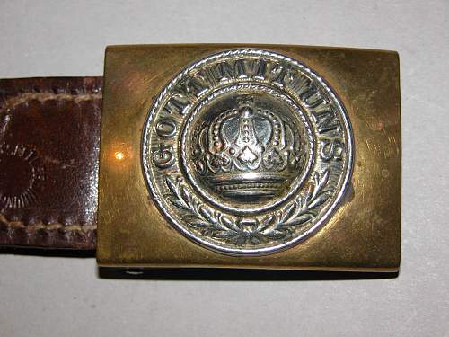 Imperial German Buckles.