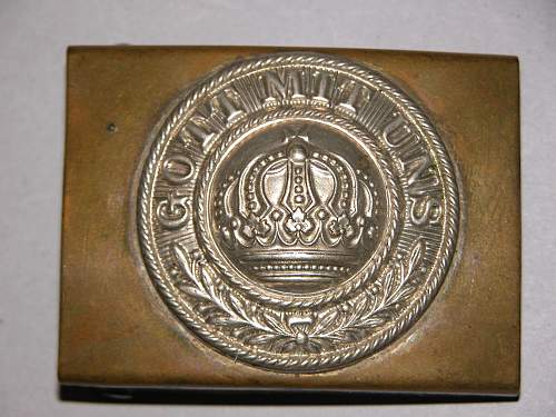 Imperial German Buckles.