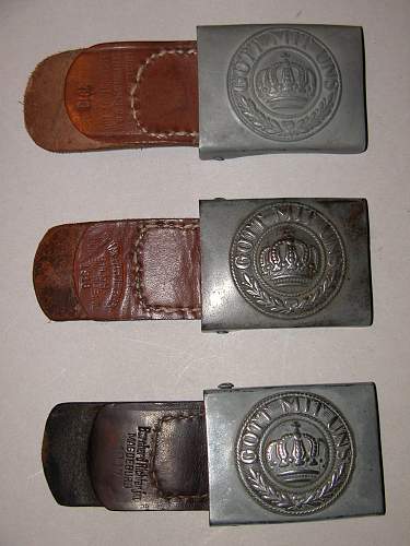 Imperial German Buckles.