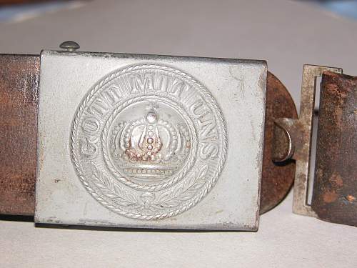 Imperial German Buckles.