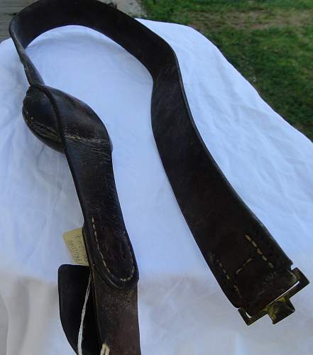 Imperial m-95 buckle with strange padded belt