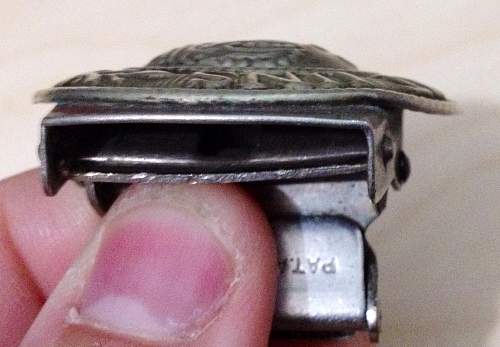 Modified Prussian buckle...