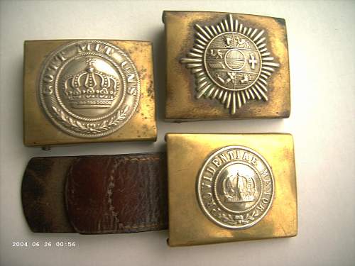 Imperial German Buckles.