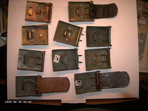 Imperial German Buckles.