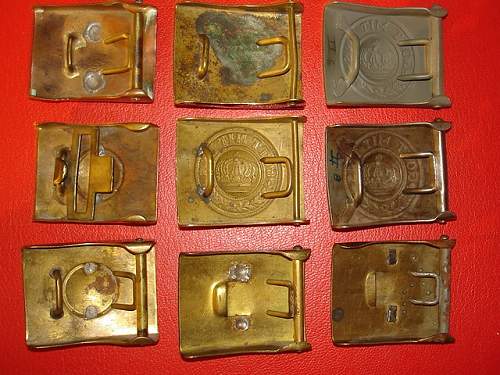 Imperial German Buckles.