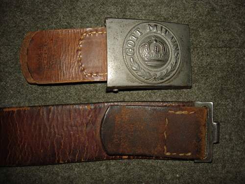 Imperial German Buckles.