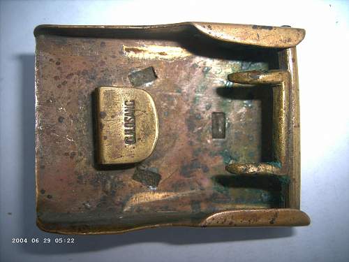 Imperial German Buckles.