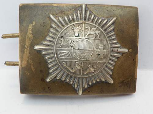 Fake Mecklenburg-Strelitz Buckle Sold on eBay recently