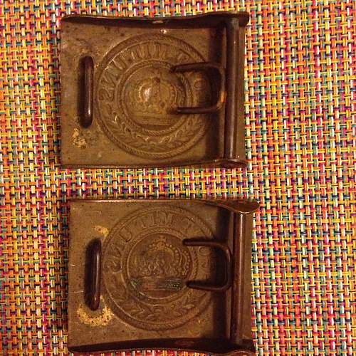 Imperial German Buckles.