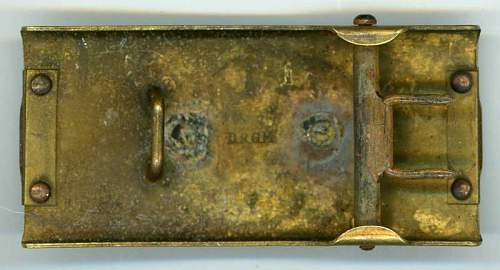 WW1 Brass Telegraph buckle