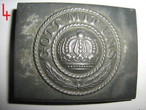 ww1 imperial belt buckles