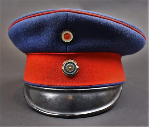 Infanterie Visors:  Dunkelblau