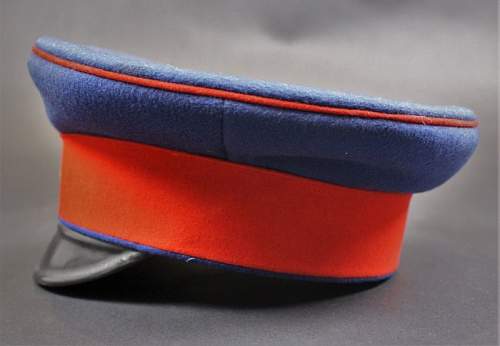 Infanterie Visors:  Dunkelblau