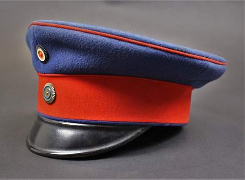 Infanterie Visors:  Dunkelblau