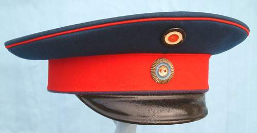 Infanterie Visors:  Dunkelblau