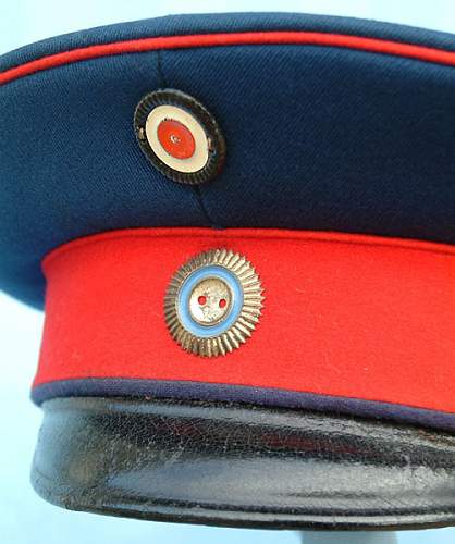 Infanterie Visors:  Dunkelblau