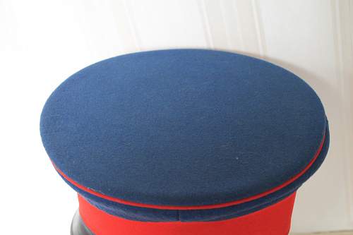 Infanterie Visors:  Dunkelblau